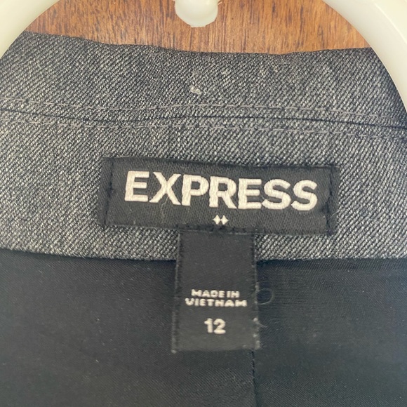 Express Grey Skirt Suit - Picture 3 of 6